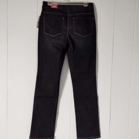 NWT Insider Premium Denim Smart Set Dark Wash Jeans - Picture 3 of 7
